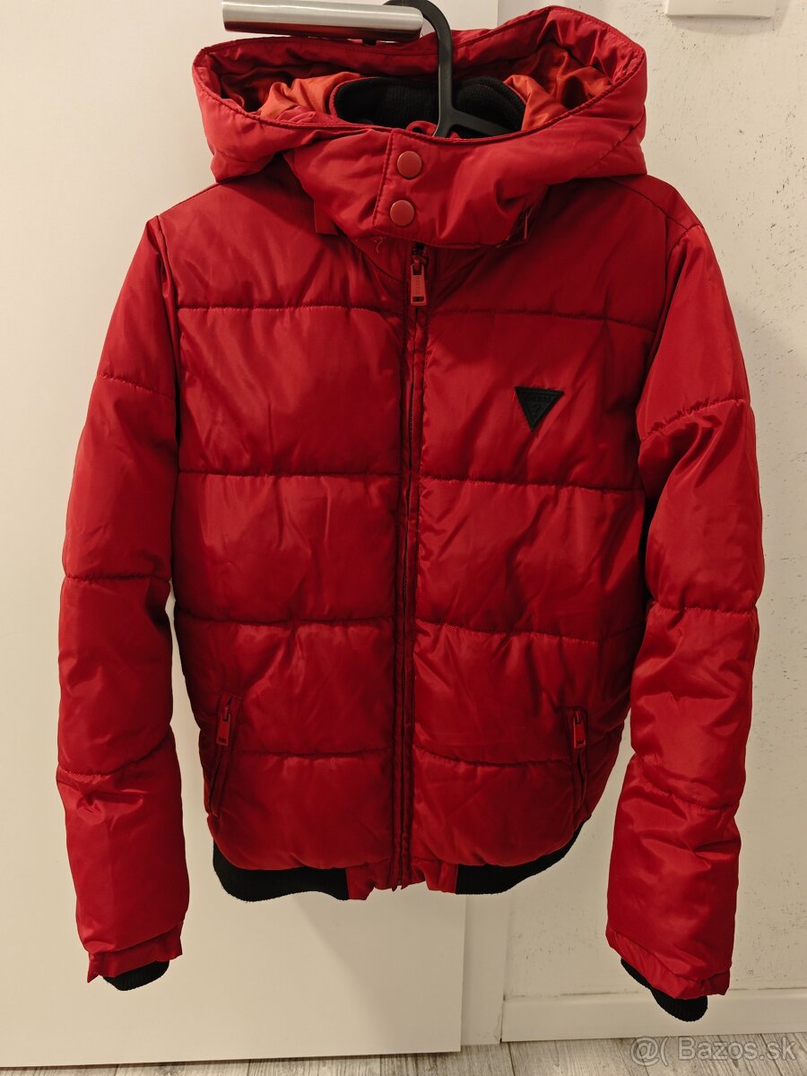 Guess chlapčenská bunda bordova