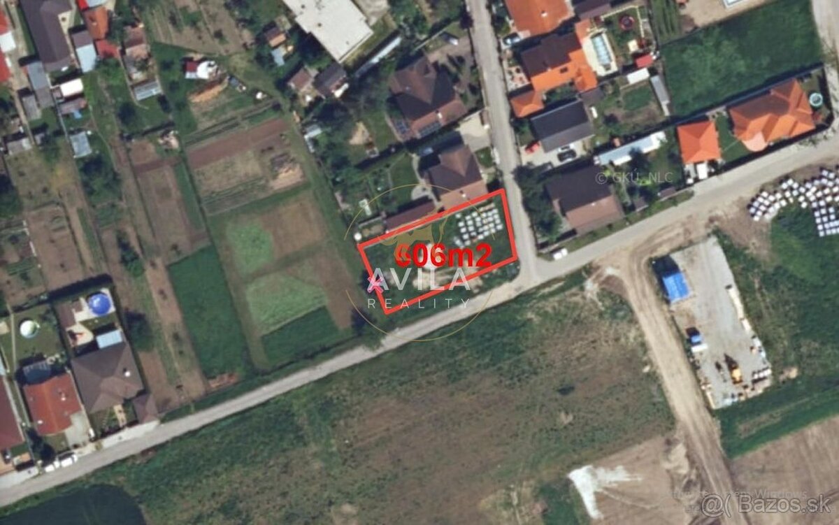 NA PREDAJ: stavebný pozemok 606m2 - Dvorníky