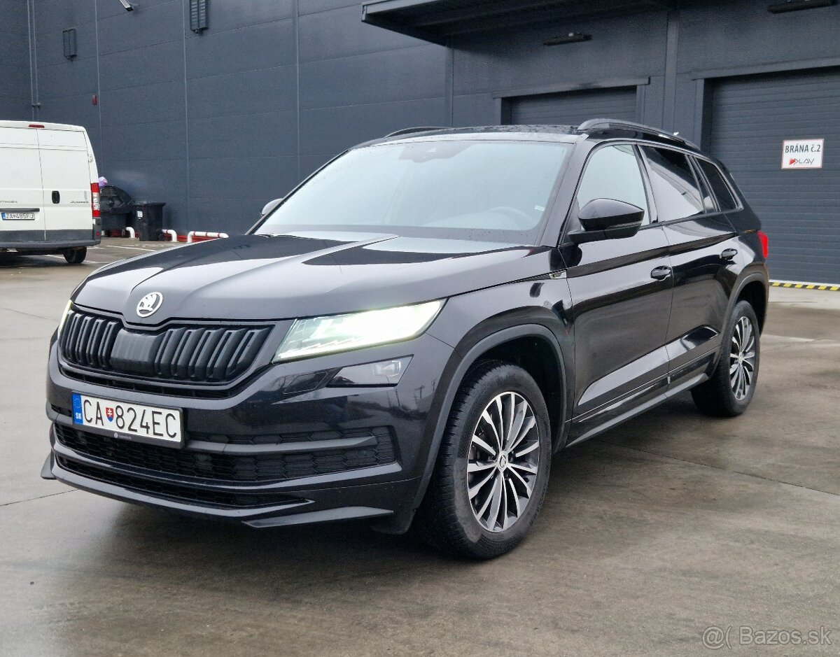 ŠKODA KODIAQ 2.0TDI 140kW, SPORTLINE 4X4 , ODPOCET DPH