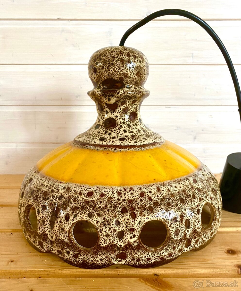 Starý keramický lustr