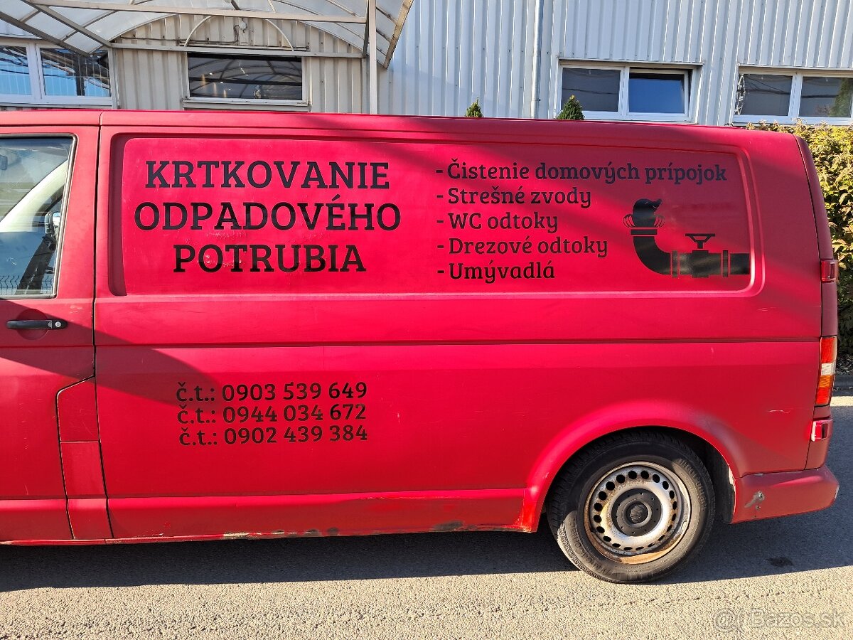 Krtkovanie , čistenie kanalizácie ,