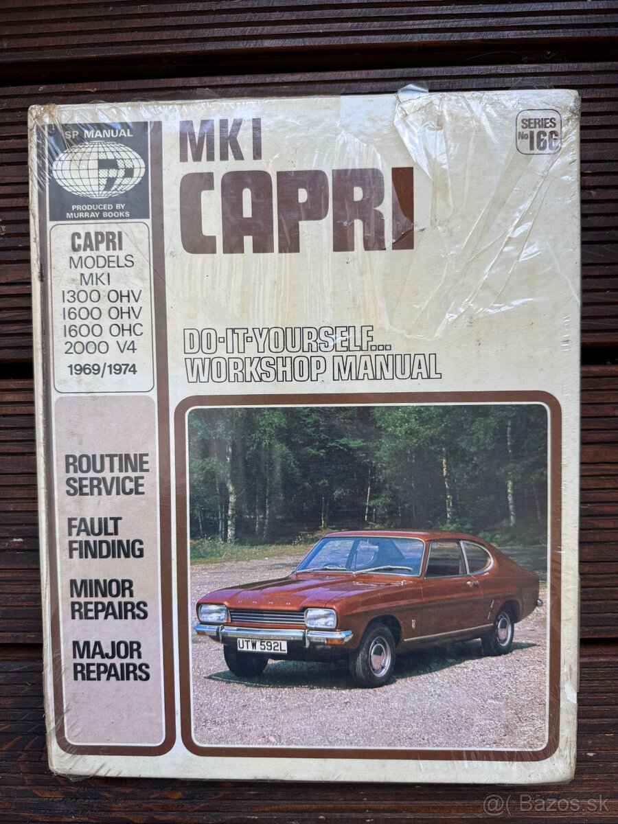 FORD CAPRI originální montážní manualy servisní příručky