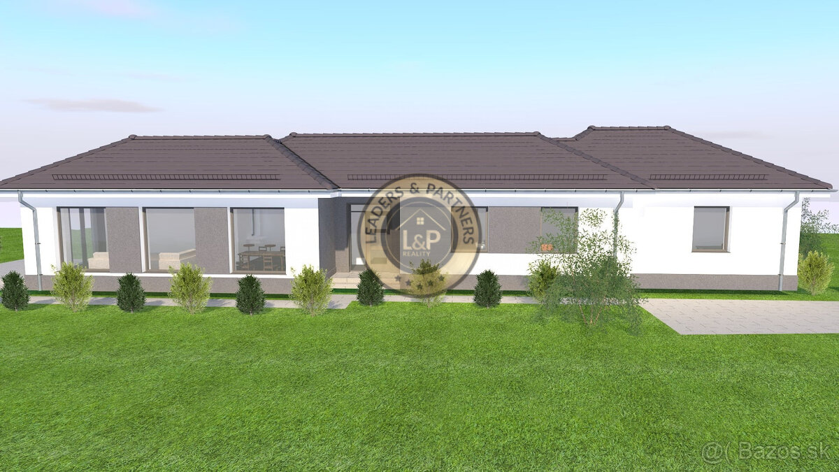 PREDAJ stavebný pozemok s projektom domu s úžitkovou plochou