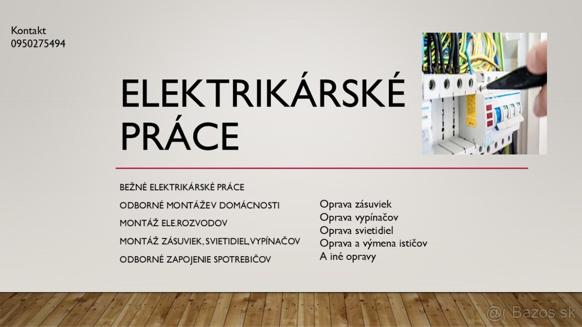 Elektrikárske práce