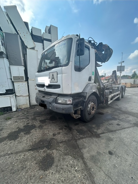 Hákový nakladač na prepravu kontajnerov s hydraulickou rukou
