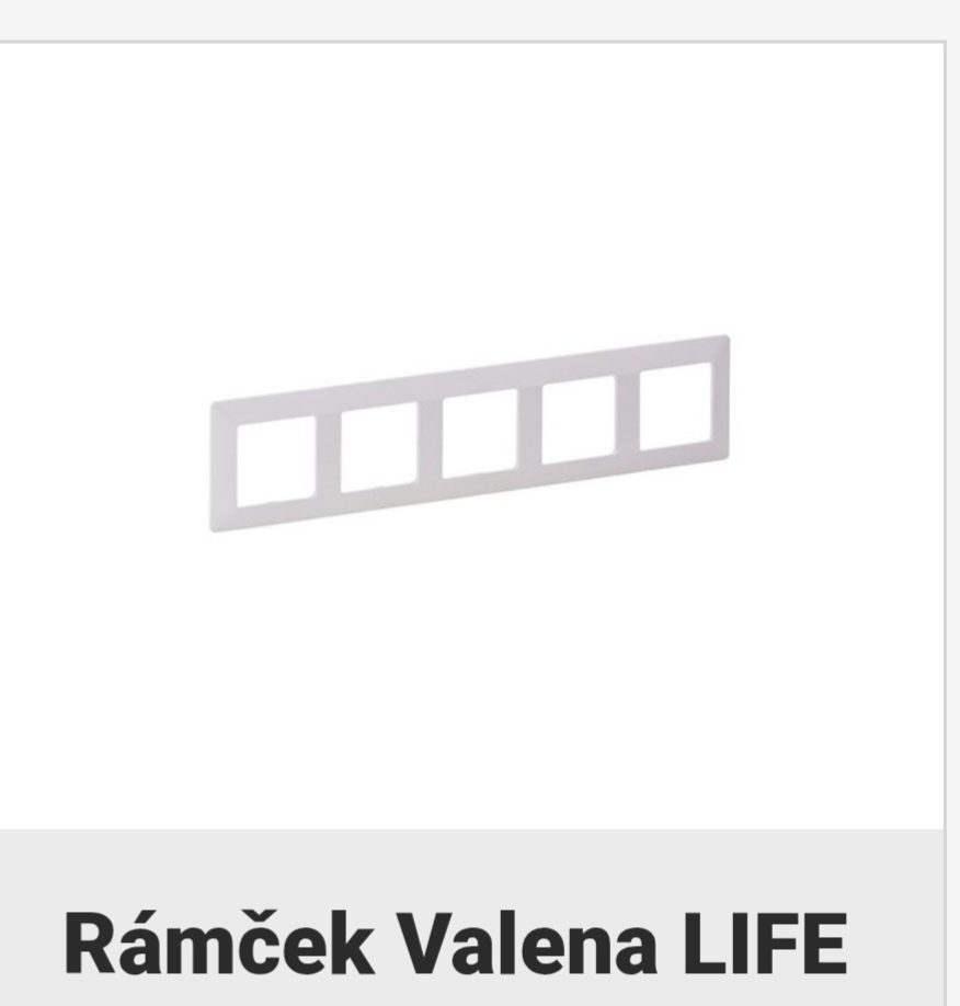 Valena life  5 Rámček
