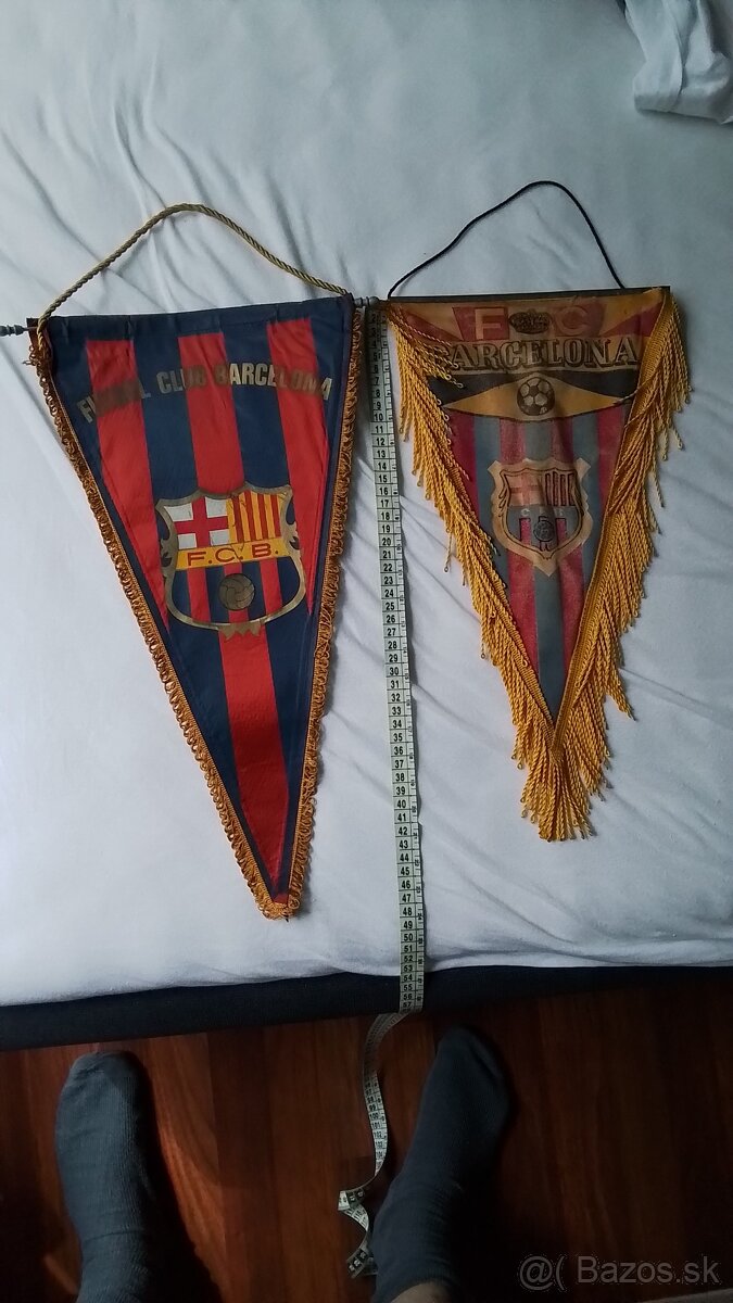 Vlajka FC Barcelona +Real Madrid