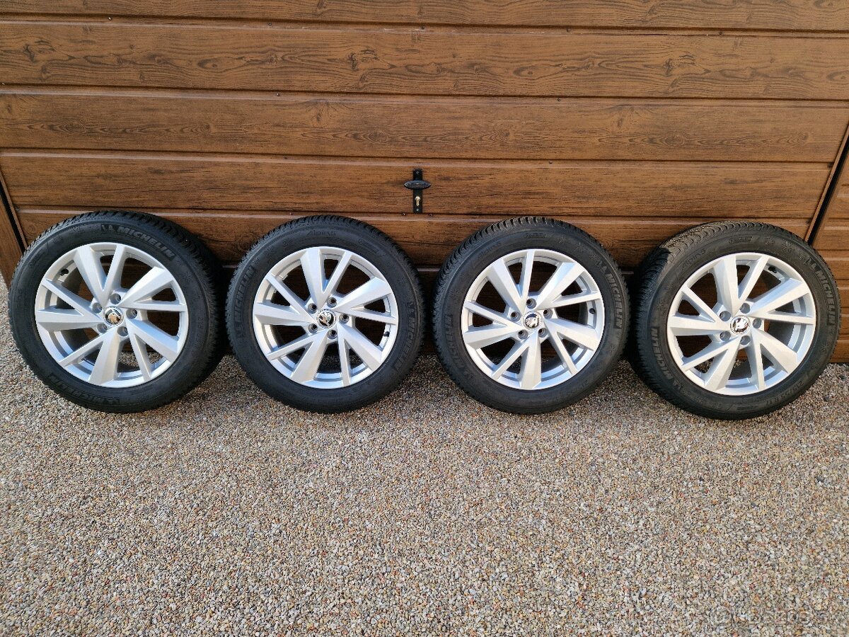 Zimná sada originál Škoda Superb 3, 5x112 R17