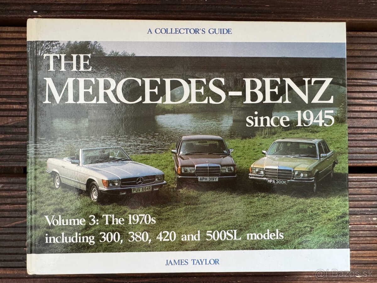 MERCEDES-BENZ W123 W107 W116 sběratelská publikace 70.léta