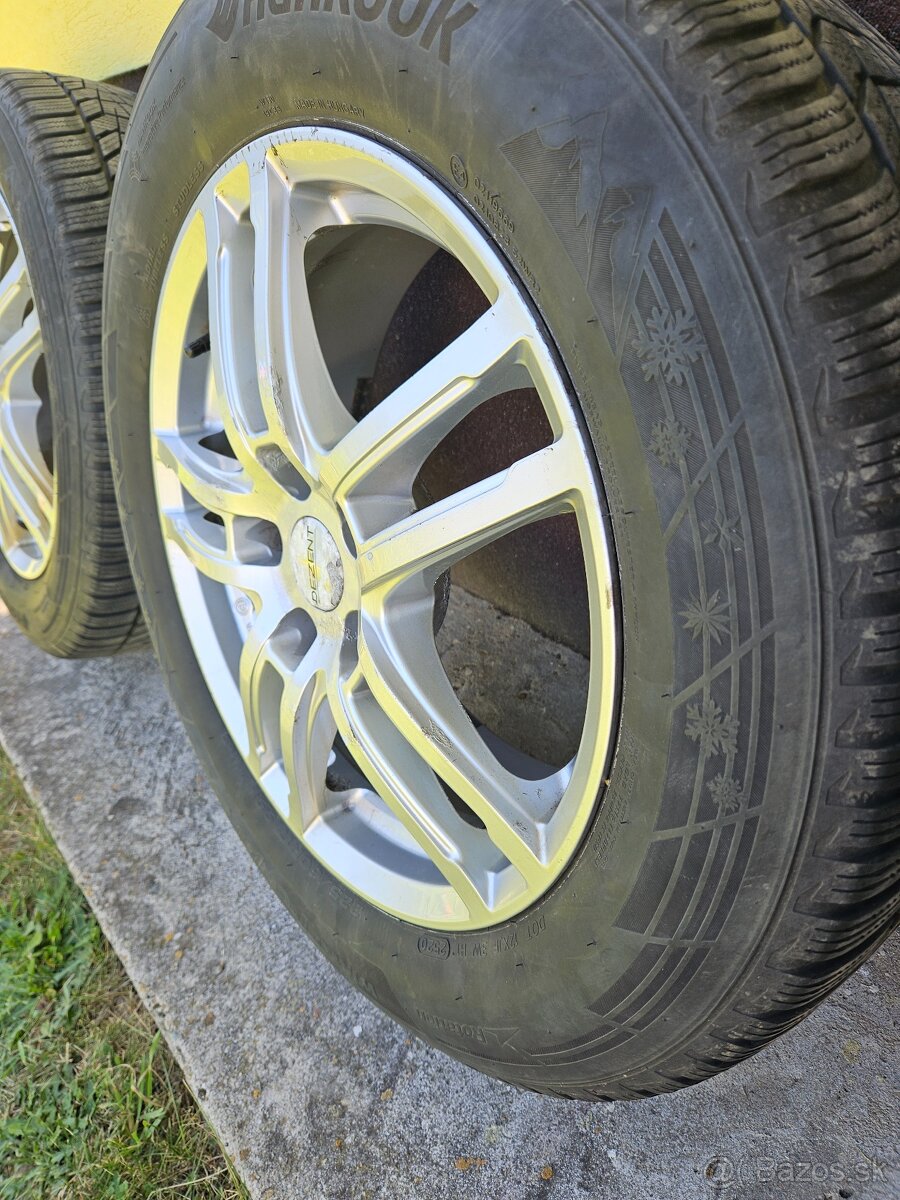 Zimné pneu Hankook 225/60 R17 + alu disky (Hyundai Tucson)