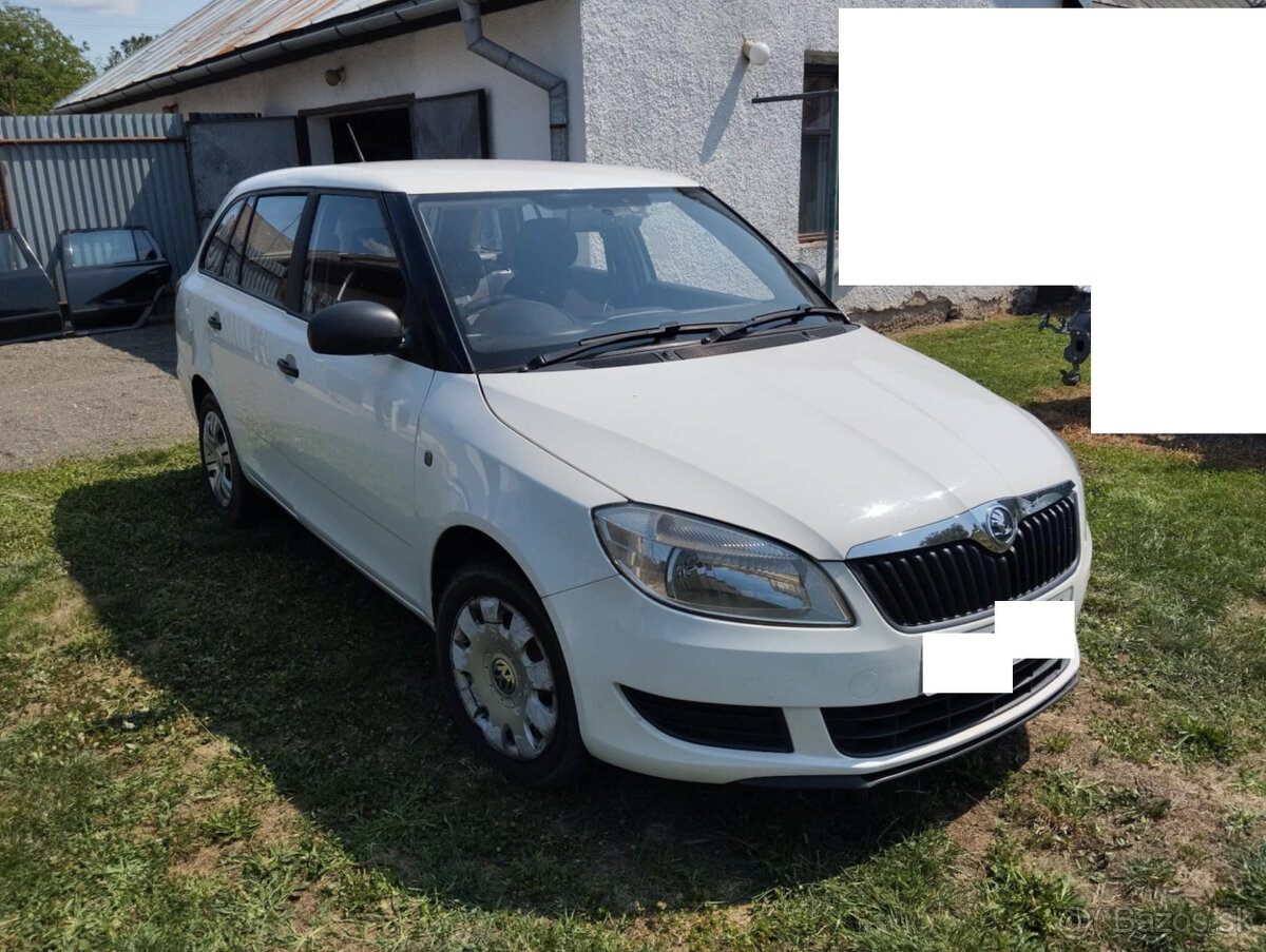 rozpredam škoda fabia II kombi 1.6 tdi 55kw , diely