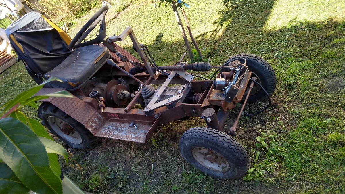 Malotraktor domacej vyroby-bez motora