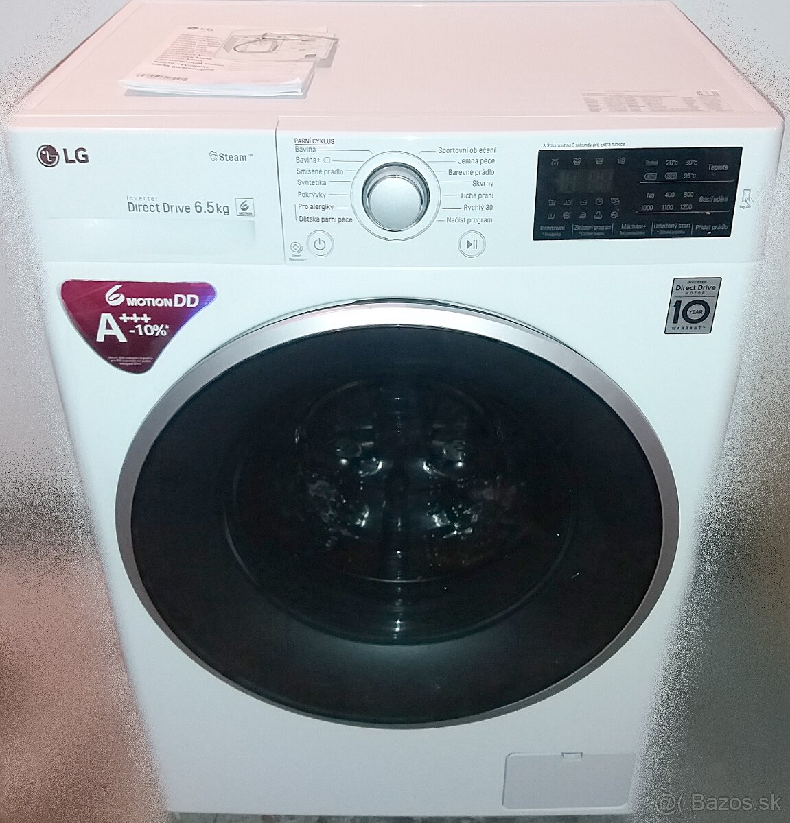 Pračka LG --6,5Kg prádla. Triedy A+++, úzka Slim