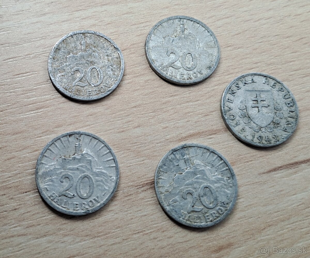 20 haliere slovenský štát