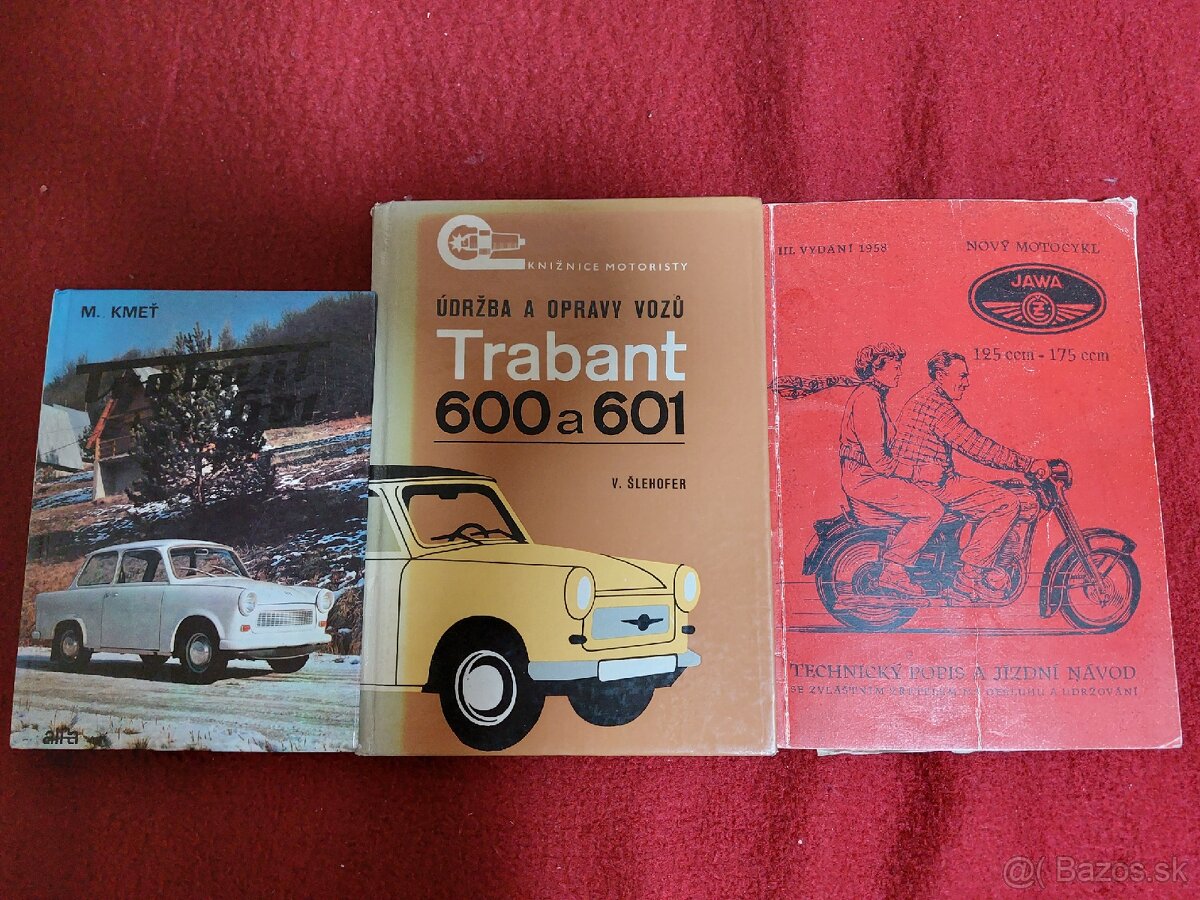 Návody Trabant, Jawa, Čezeta