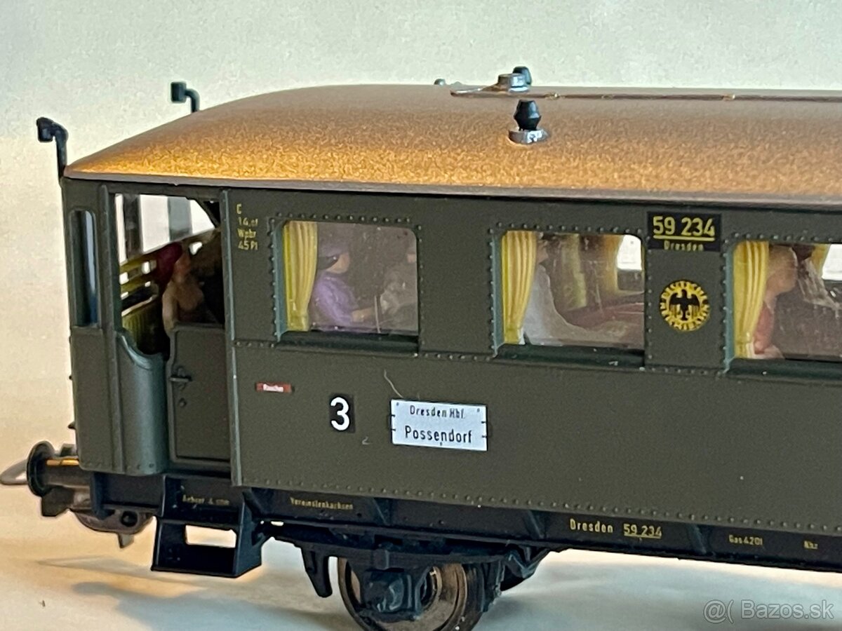 Železničné vagóny H0 PIKO s cestujúcimi 2 ks