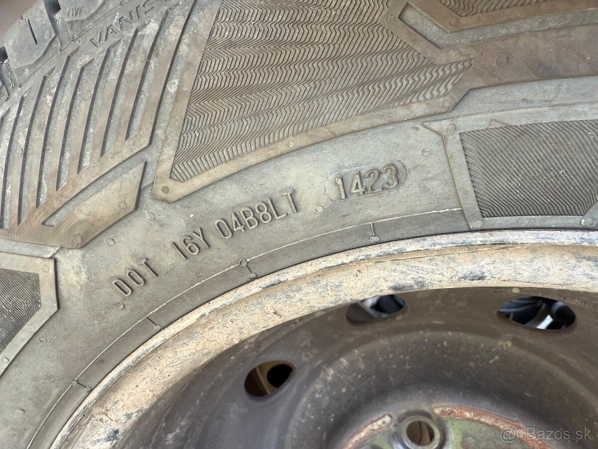 Fiat ducato - disky + letné pneu 215/75 r16c