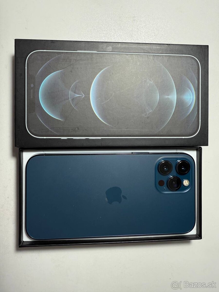 Predám iPhone 12 Pro Max 256GB Pacific Blue