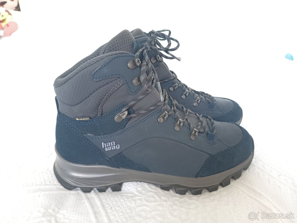 zanovne damske HANWAG goretex turisticke topanky VIBRAM