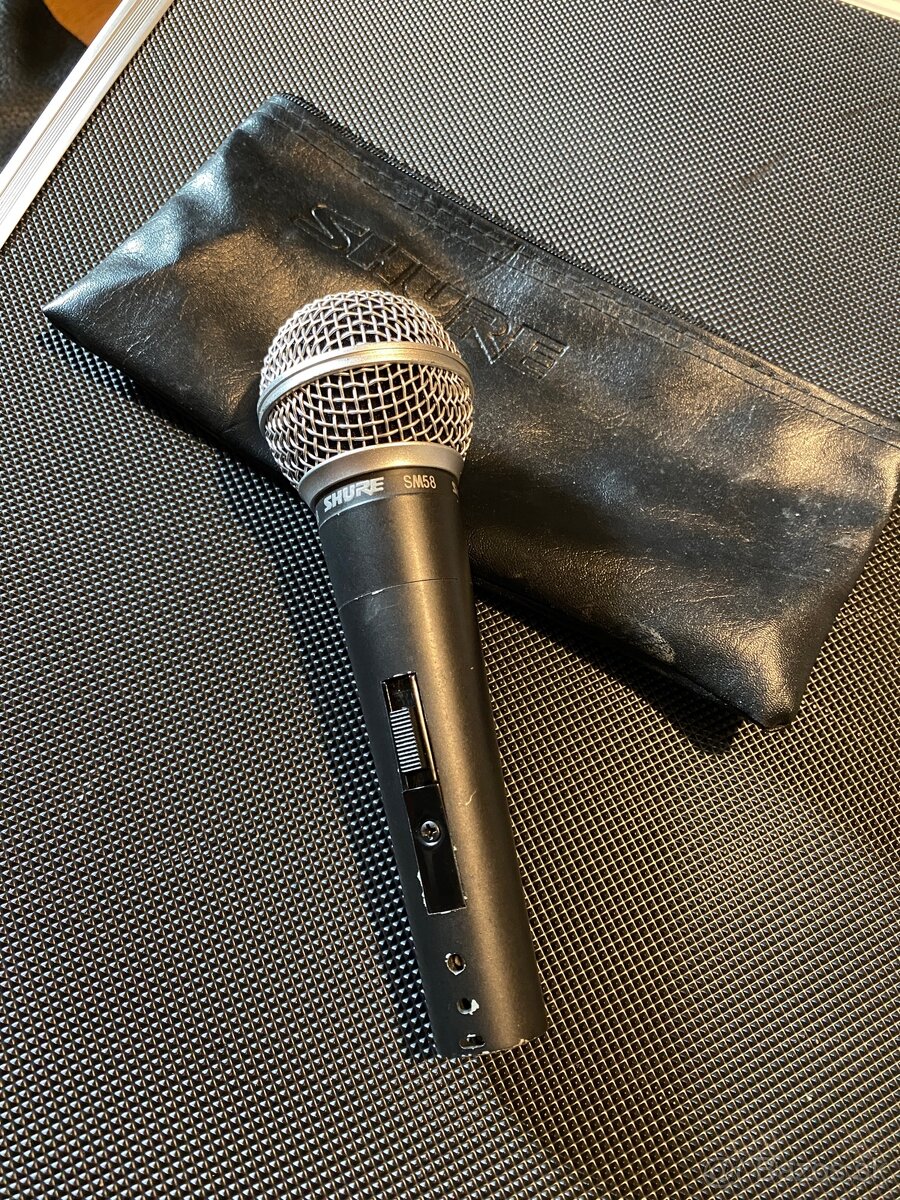 Predam mikrofon shure sm 58 s vypinacom