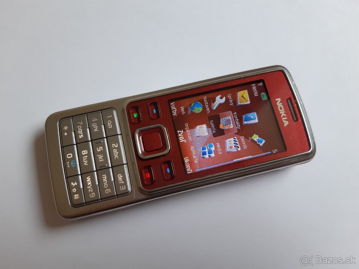 Nokia 6300 Červená Odblokovaná, Plne funkčná /0949 626 317