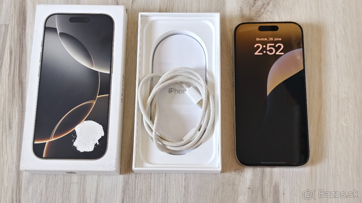 Iphone 16 Pro natural Titanium