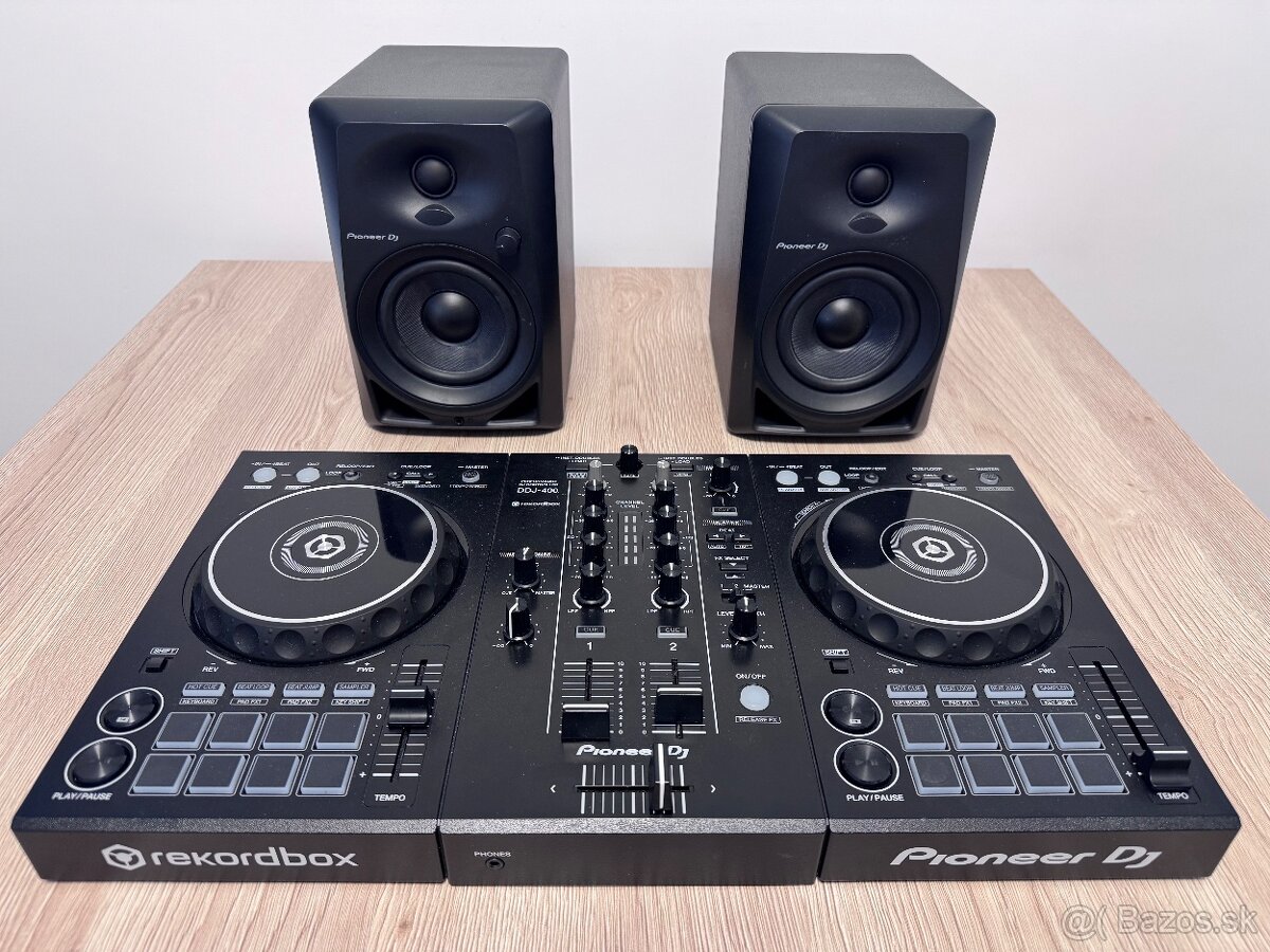 Pioneer DDJ 400 + Pioneer DM-40