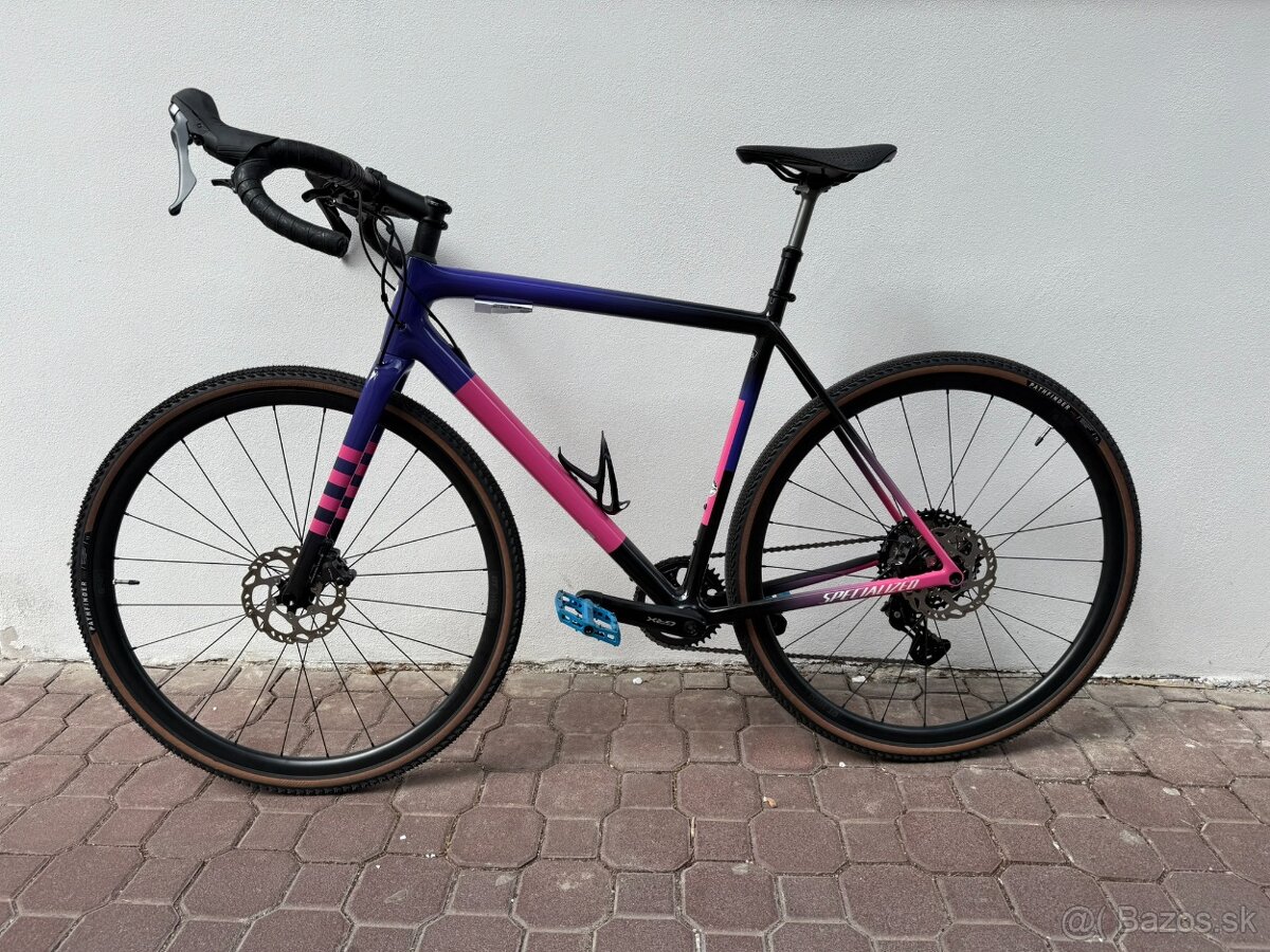 Cyklokros Specialized Crux Comp Carbon upravený veľ. 56