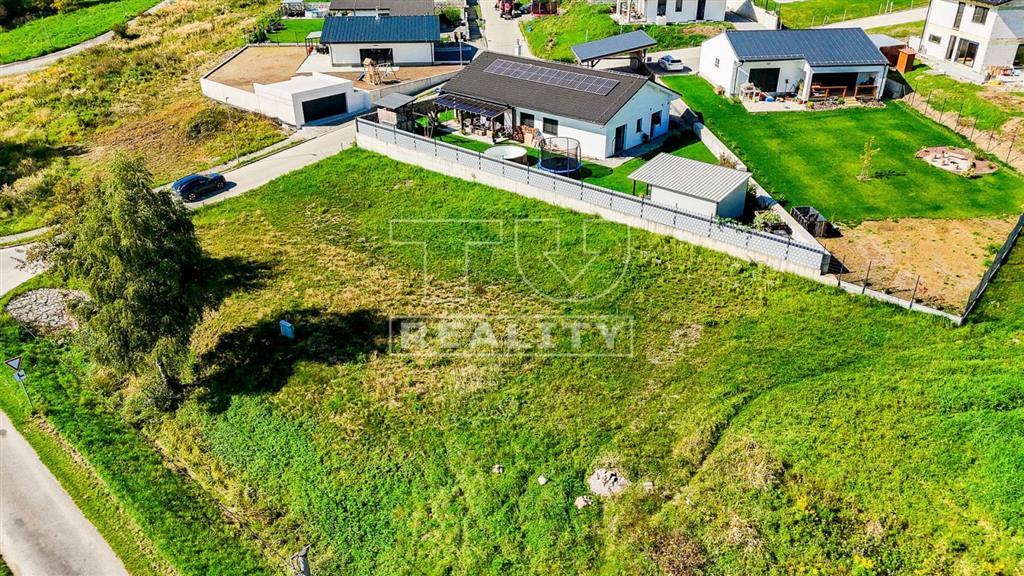 Na predaj stavebný pozemok 1050 m2, Sučany Slnečné Hrabiny