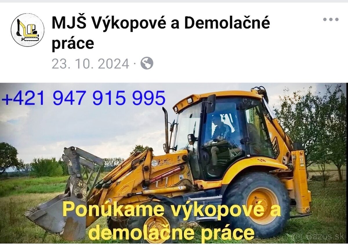 Výkopové a demolačné práce MJS