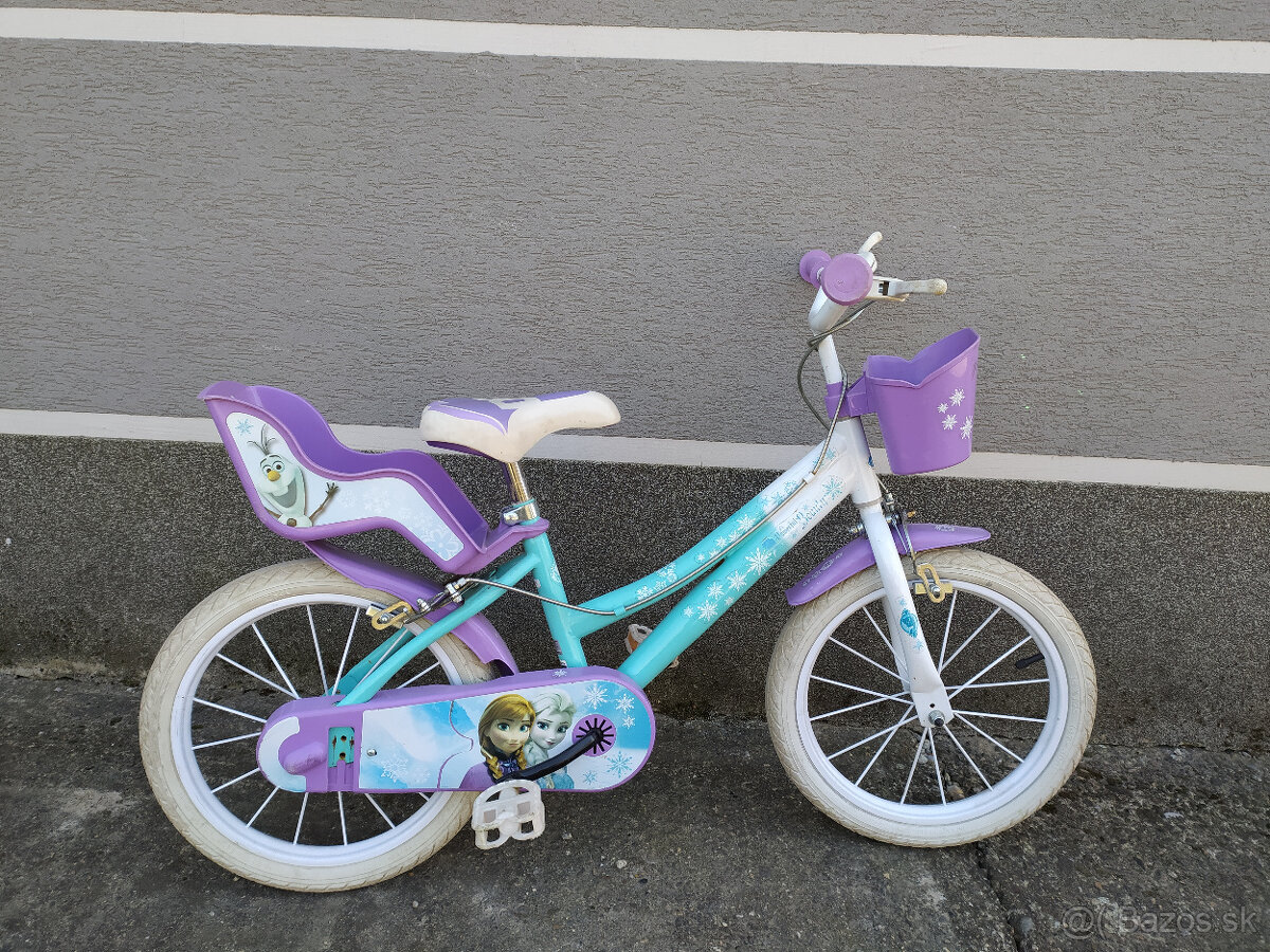 Detský dievčenský bicykel 16"