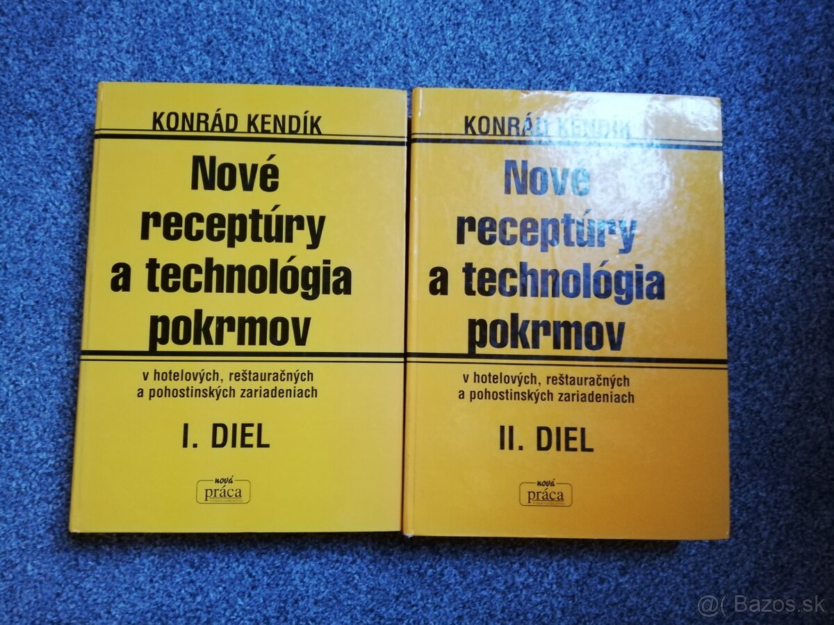 Konrád Kendík - Nové receptúry a technológia pokrmov (2 ks)