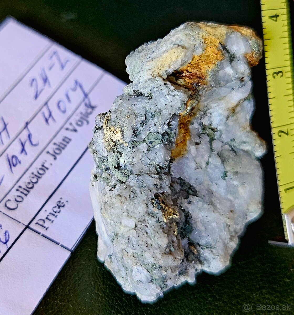 39.15g Kríčkové zlato v Kremeni, Štola Mír, Zlaté Hory,Česko