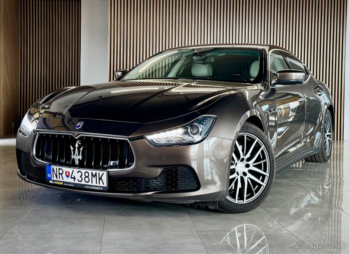 MASERATI GHIBLI 3.0 V6 DIESEL 202KW AT8 Nové rozvody/Slovák