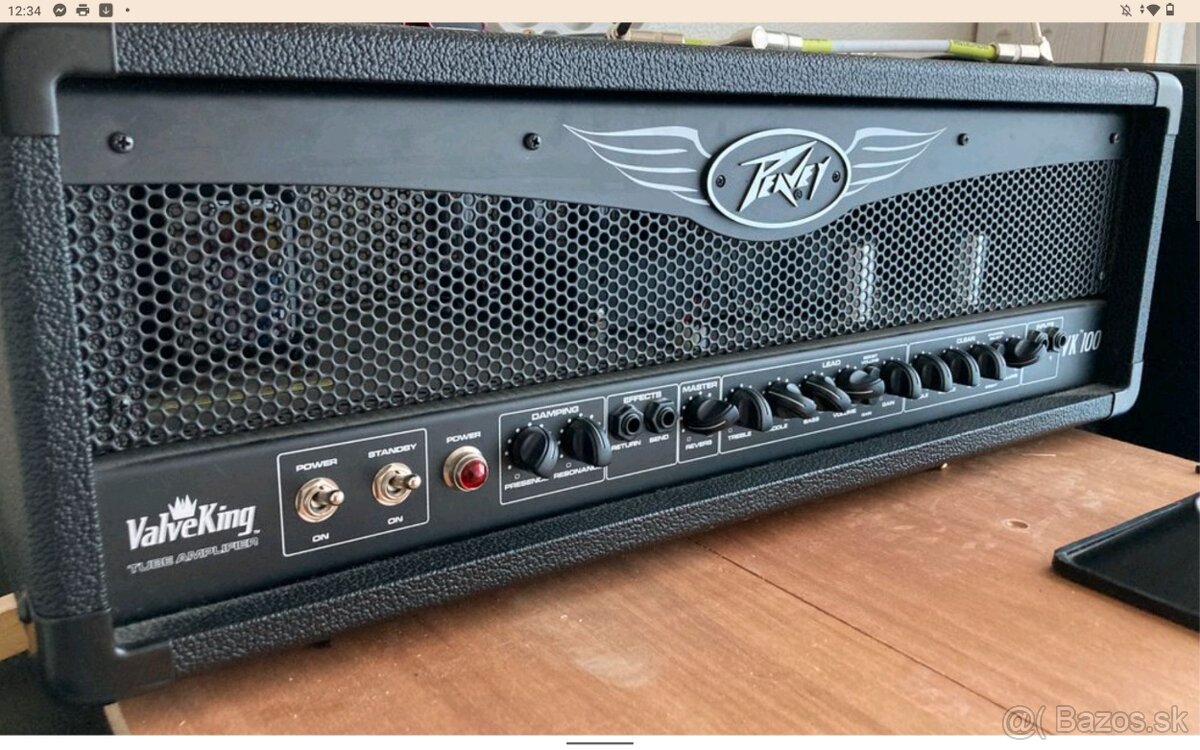 PEAVEY VALVEKING 100W ELEKTRONKOVA HLAVA
