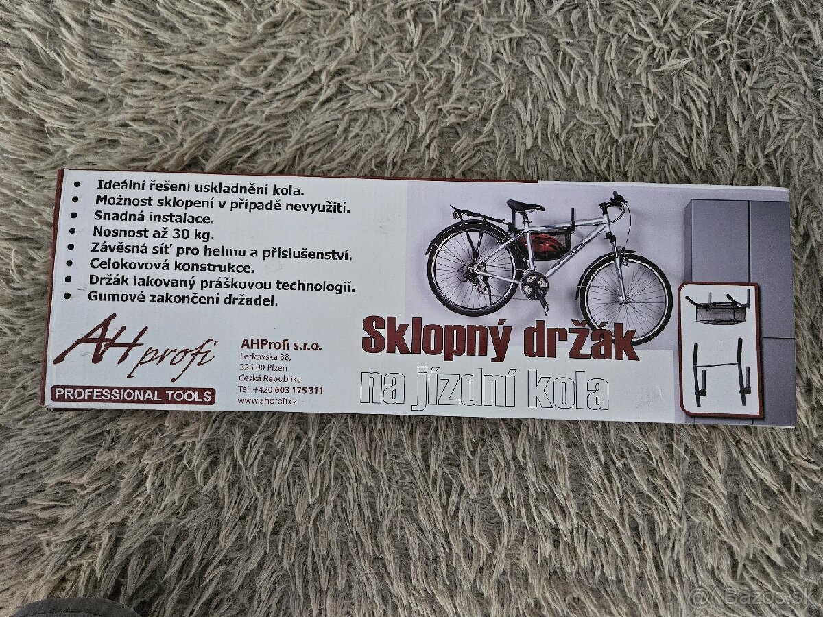 Držiak na bicykel so sieťou