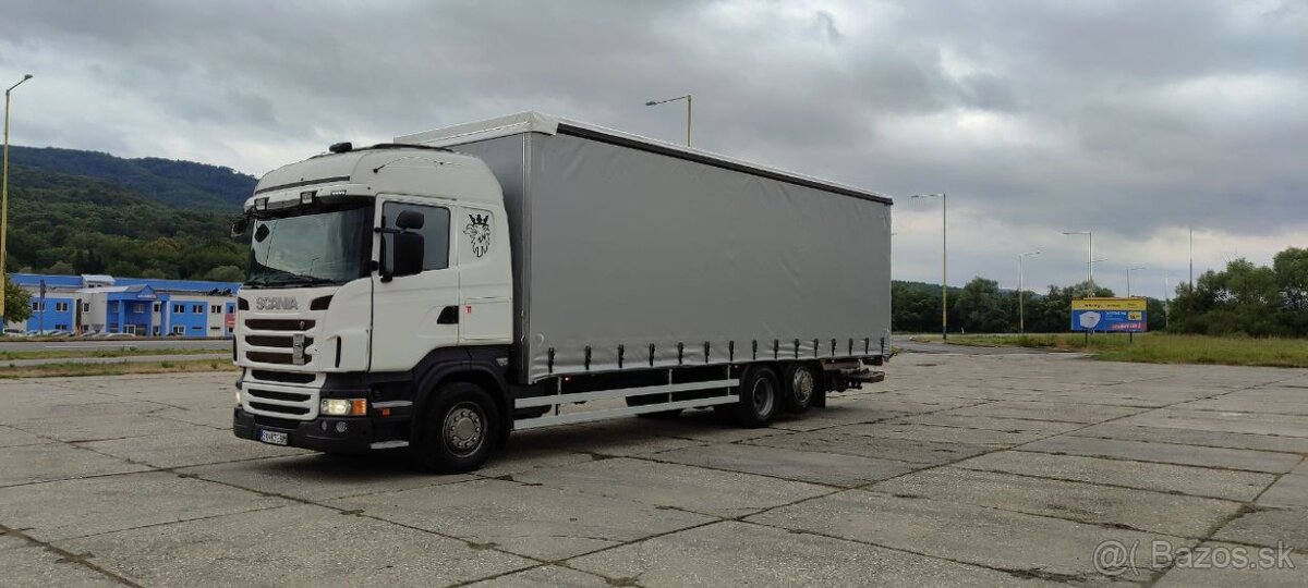 SCANIA R440,VALNÍK S PLACHTOU 24-PALETOVÝ, 9.6 m,HYDR. ČELO