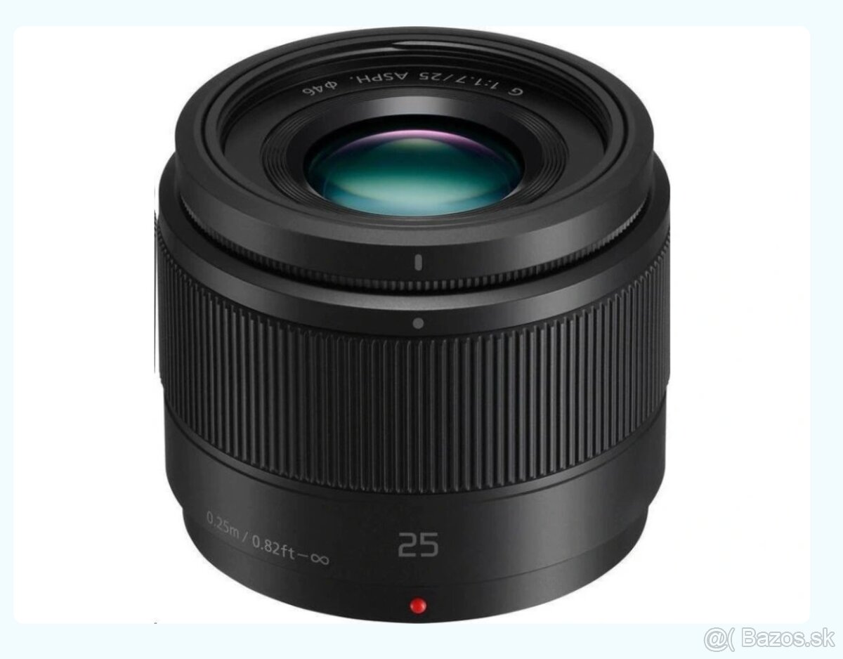 Objektív Panasonic Lumix DG 25 mm f/1.7 čierna