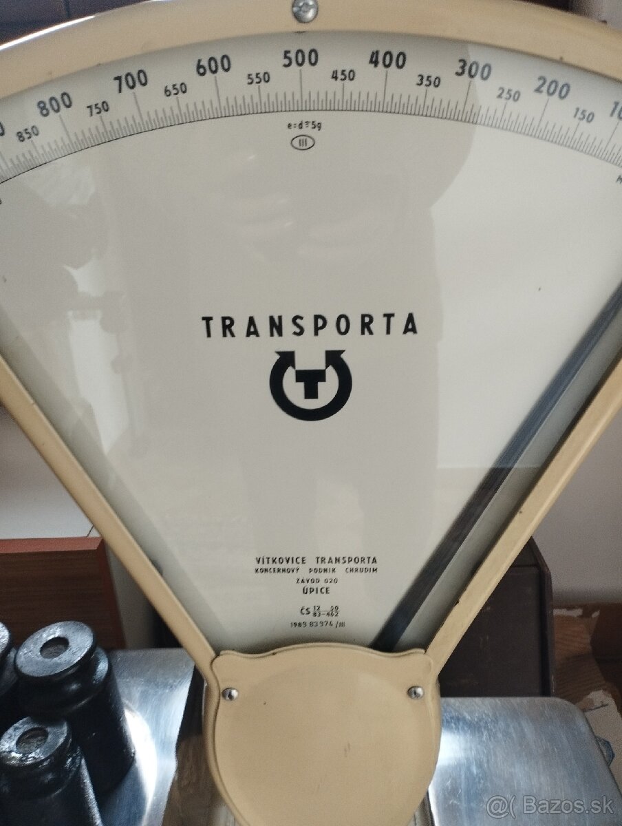 Transporta váha a zavažie k nej darujem