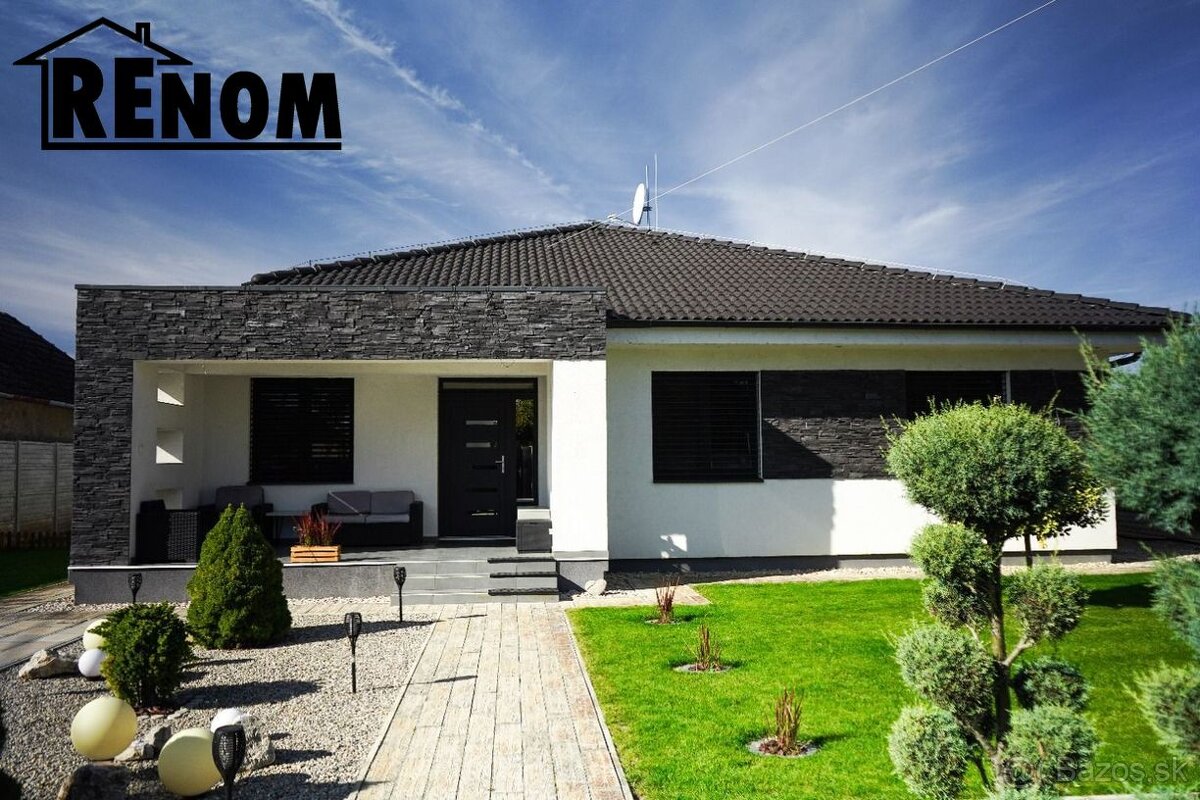 6izb. Novostavba 240m2 Bungalov 13,58ár  Vlčany okr. Šaľa