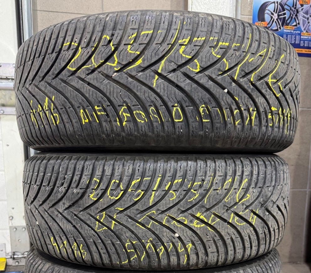 R16 205/55 BF Goodrich 2x5MM G-force winter 2 91H - DOT4116