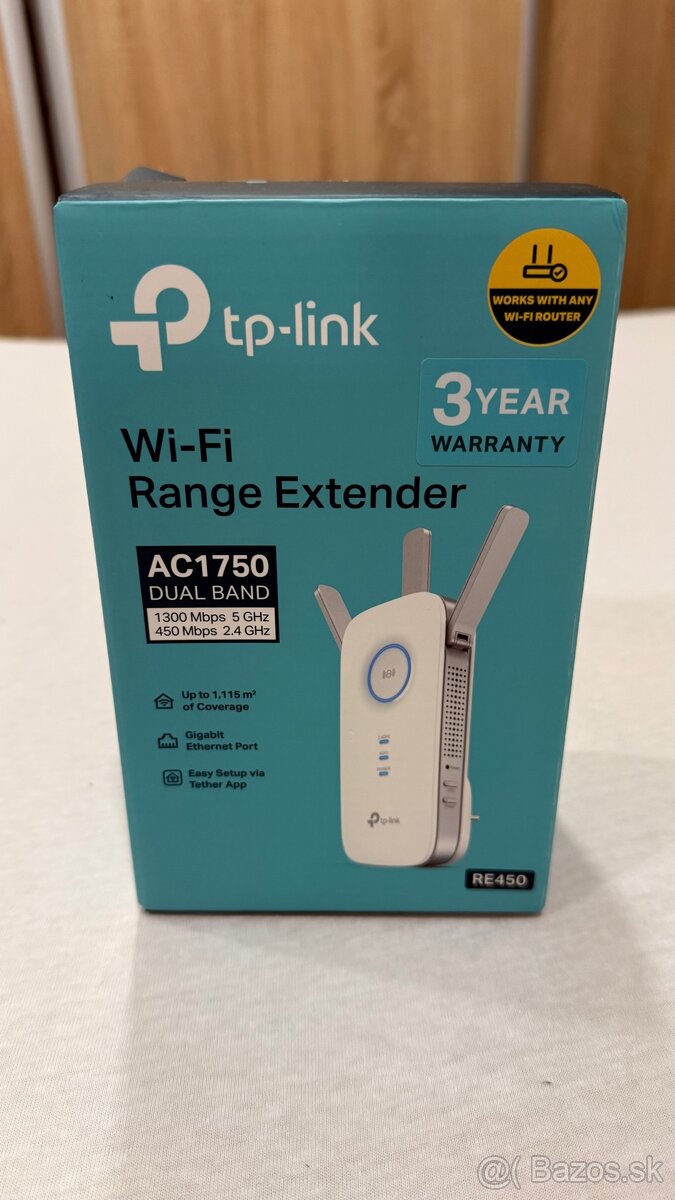 TP-LINK RE450 wifi zosilnovac