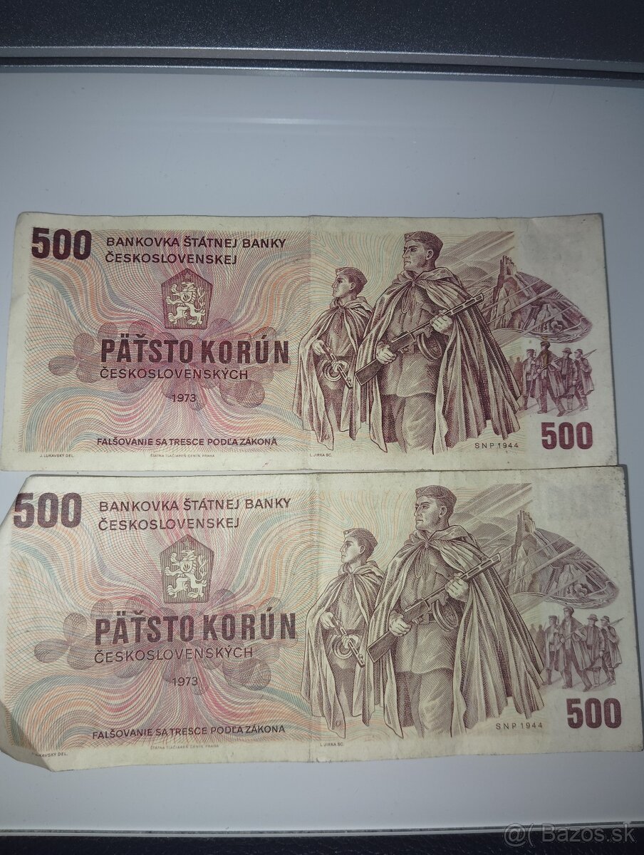 Bankovky 500 korún