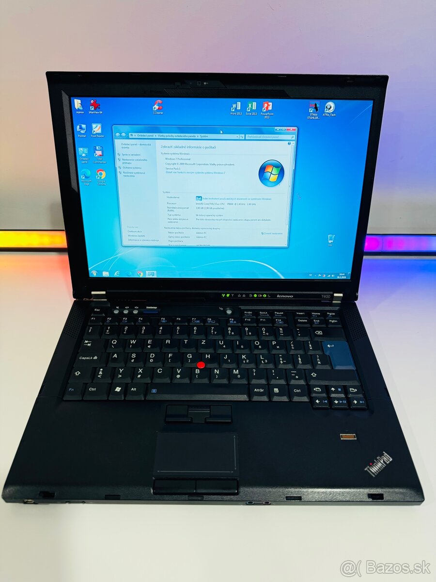 LENOVO ThinkPad T400, Windows 7 Pro