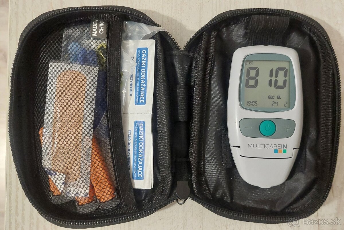 MultiCare IN 3v1-cholesterol, cukor, triglyceridy + lancety