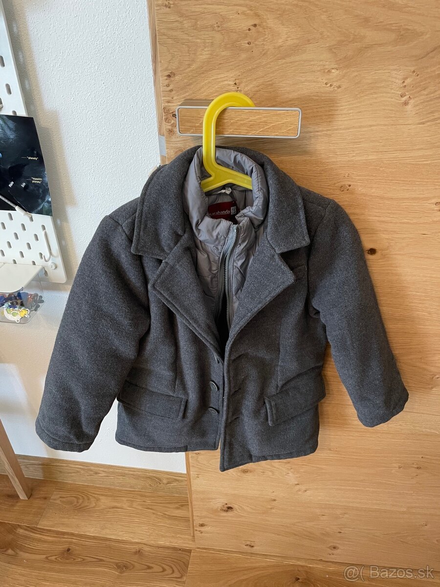PREDÁM krásny chlapčenský kabát 2-3 roky