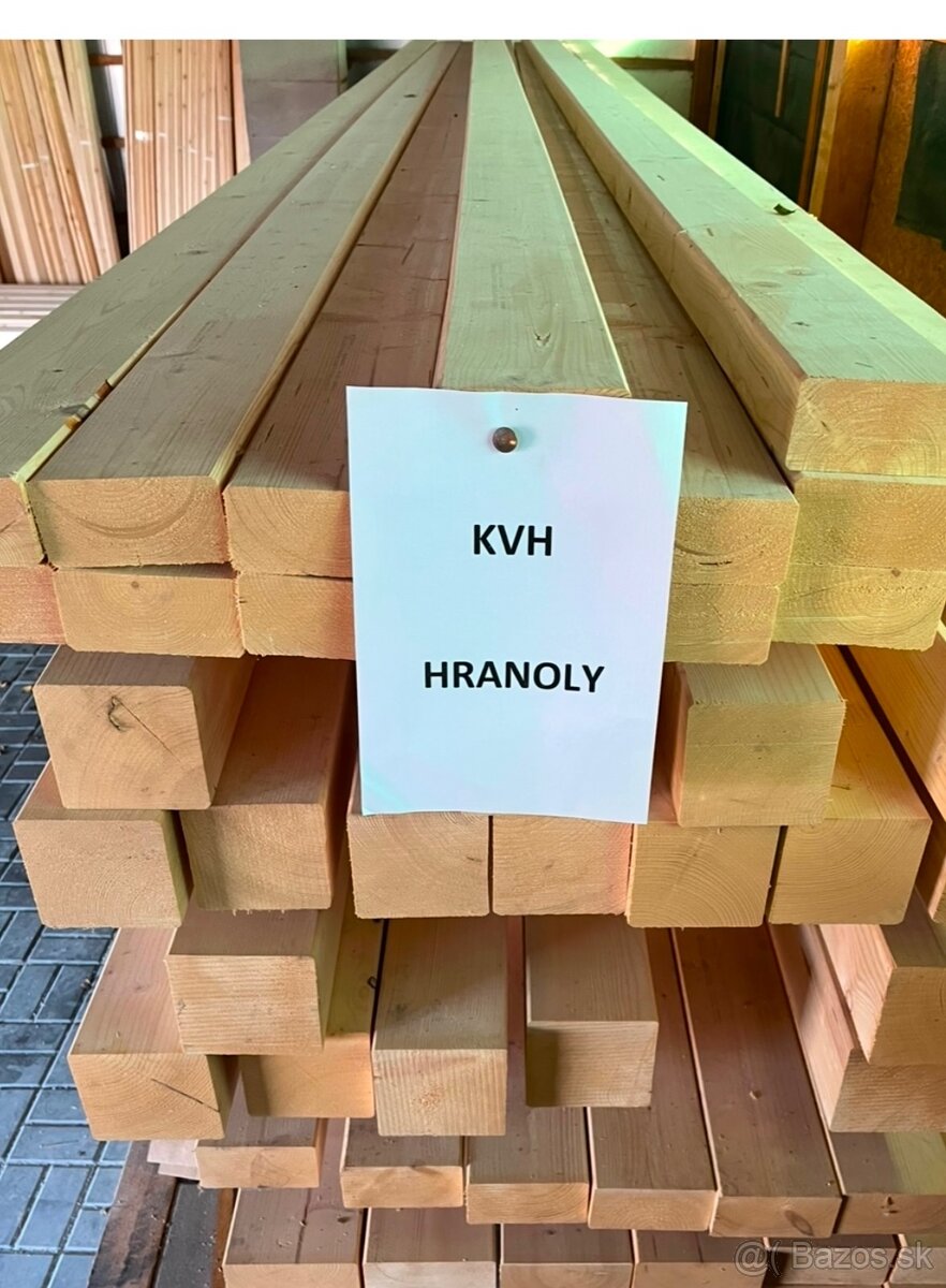 Tatransky zrubovy profil terasovka KVH rezivo OSB plechy