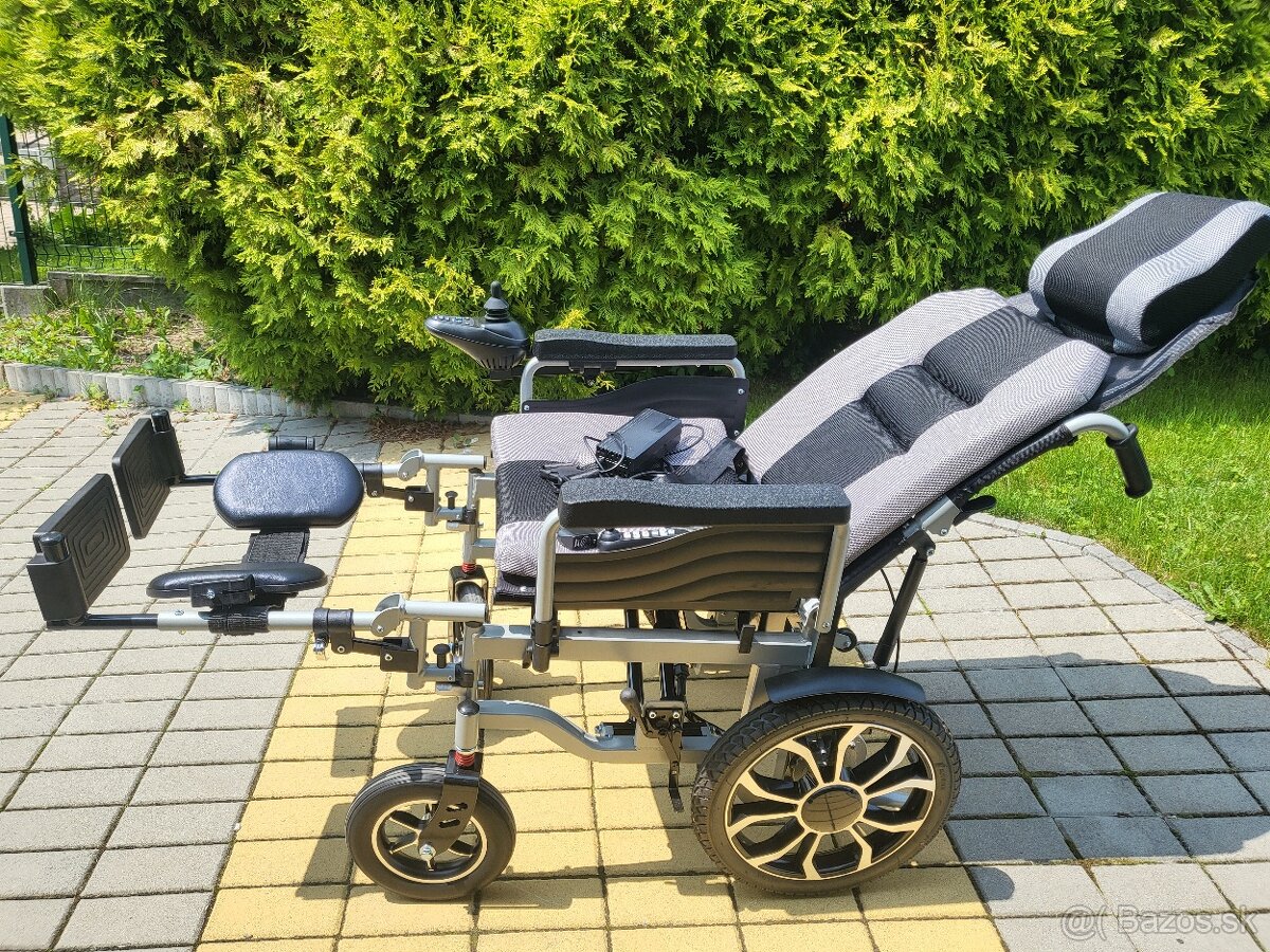 elektrický invalidný vozík XL 53cm do170kg novy 10km/h