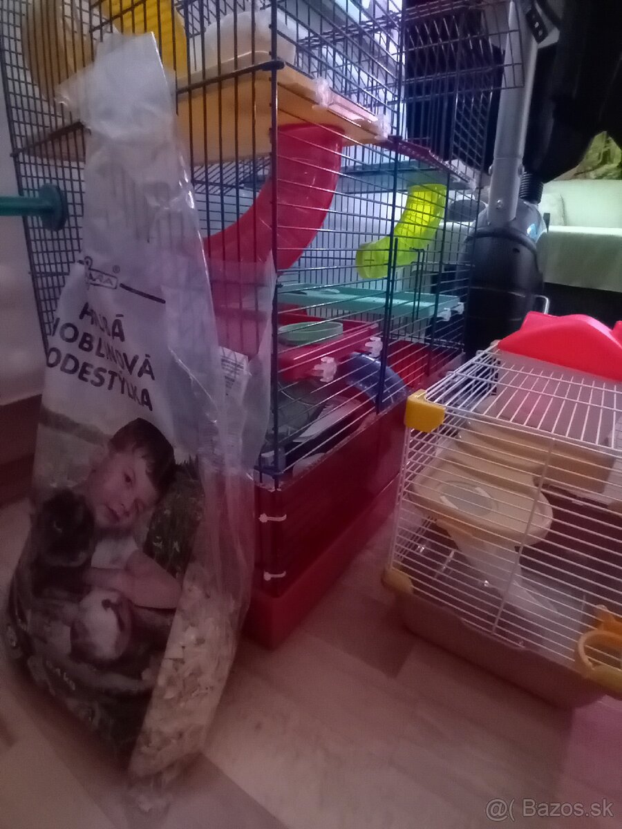 Dve klietky pre škrečky