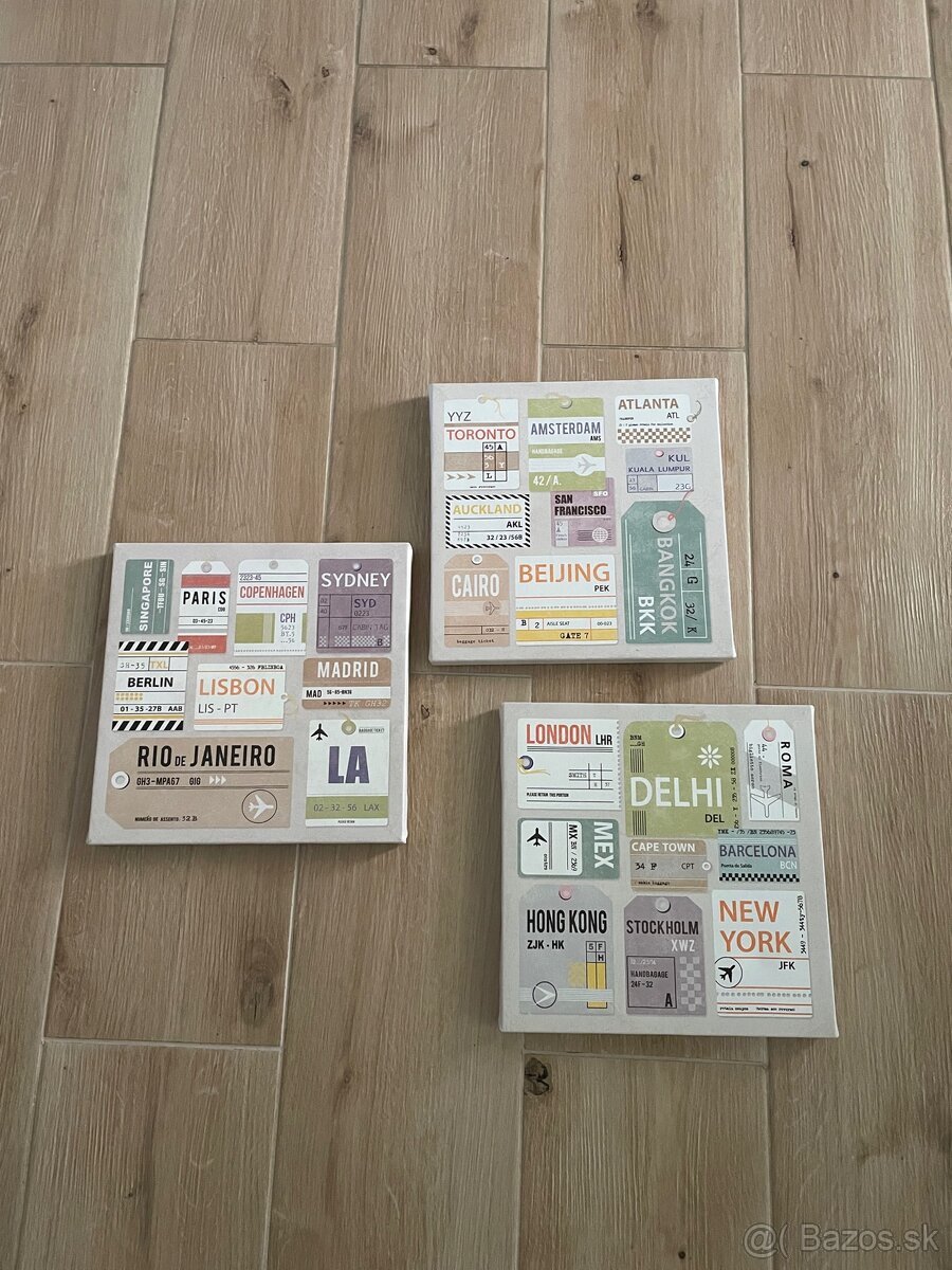 Ikea obrazy mestá